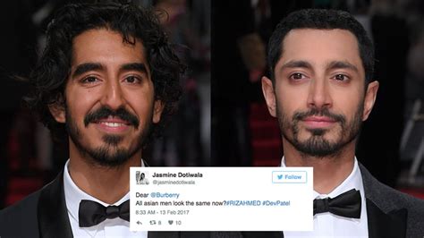 dev patel confondu par burberry|Burberry is being dragged for this very awkward Twitter mix.